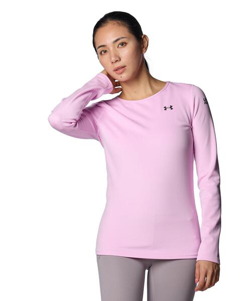 tシャツ UAコールドギア プロ ロングスリーブ クルーネック シャツ（トレーニング/レディース） レディース