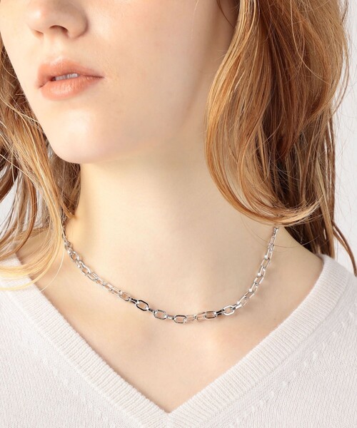 専用　laura lombardi チェーンネックレス LAURA LOMBARDI ネックレス Bar Chain Platinum シルバー