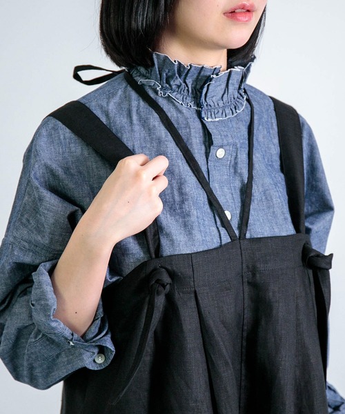 Honnete サロペット オーバーオール 「Honnete」 Linen Halter
