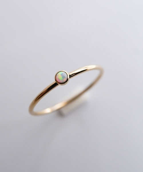 CERCA 指輪 リング SARINOHANA/京都オパールゴールドリング/14金