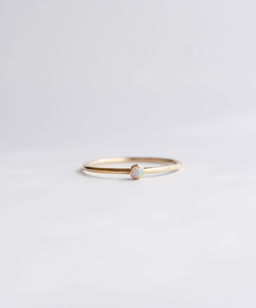 CERCA 指輪 リング SARINOHANA/京都オパールゴールドリング/14金