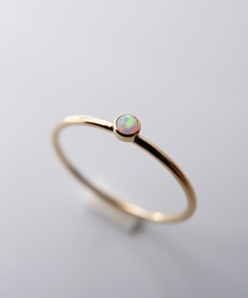 CERCA 指輪 リング SARINOHANA/京都オパールゴールドリング/14金