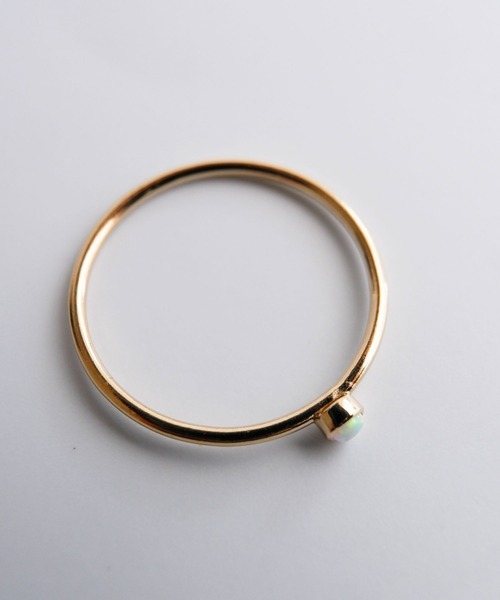 CERCA 指輪 リング SARINOHANA/京都オパールゴールドリング/14金