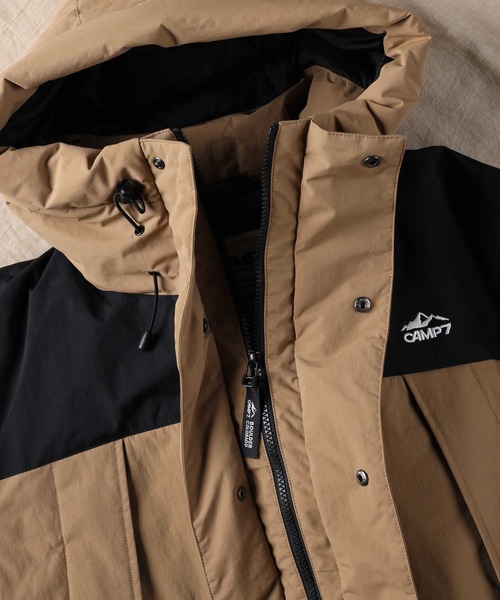 CAMP7 ダウンジャケット　キャンプ7 Mサイズ　ベージュ　美品 CAMP7 「CAMP7」 ダウンジャケット M ベージュ レディース