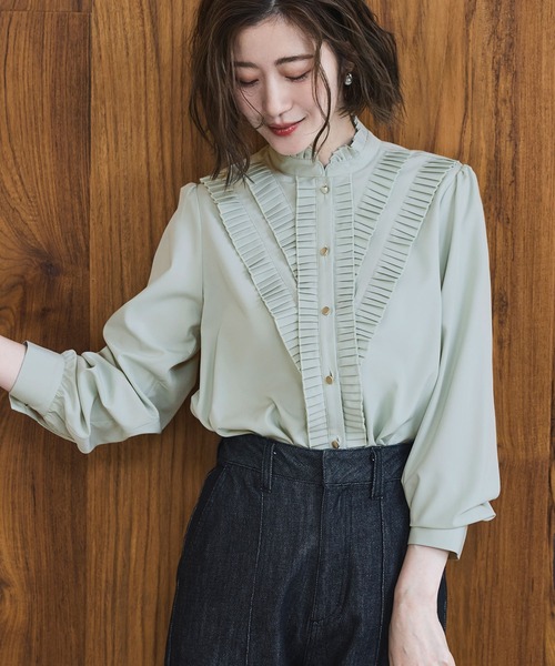 シャツ/ブラウス(長袖/七分) france soeur paris flower blouse A.P.C - france soeur paris flower blouseの通販 by T 's shop