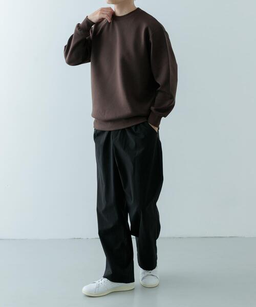 アンパスィ　ダンボールストレッチ　クルーネックスウェット　Lサイズ ITEMS URBANRESEARCH（アイテムズ アーバンリサーチ） トレーナー