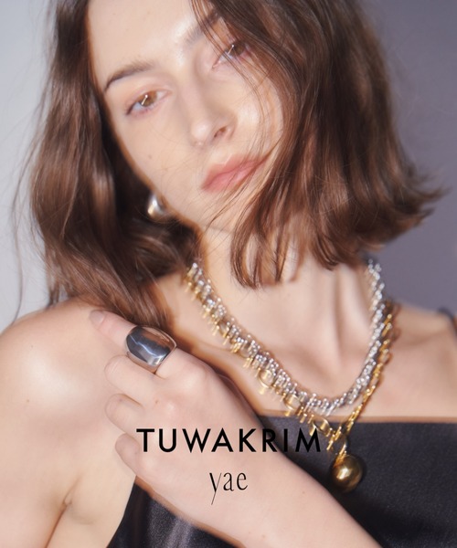 ネックレス 「TUWAKRIM」yae×TUWAKRIMコラボ・ボールチャームネックレス レディースの画像