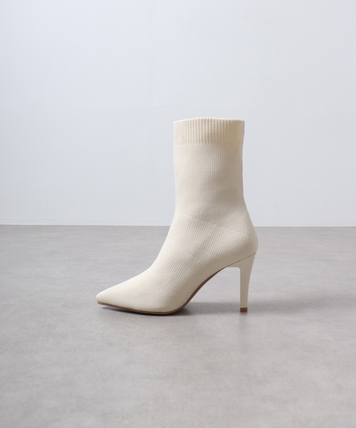 「LibertyDoll」 ショートブーツ M アイボリー レディース_画像7