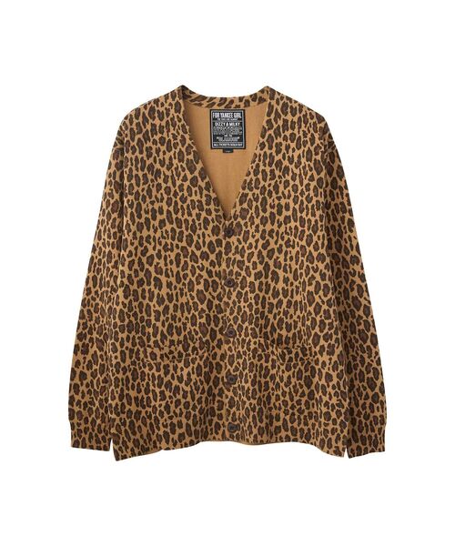 hysteric glamourヒョウ柄Vネック長袖カーディガン HYSTERIC GLAMOUR カーディガン LEOPARD柄 メンズ : ZOZOTOWN