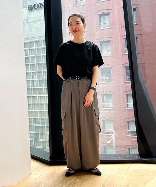 COMME CA ISM tシャツ ボックスシルエット クロップドTシャツ