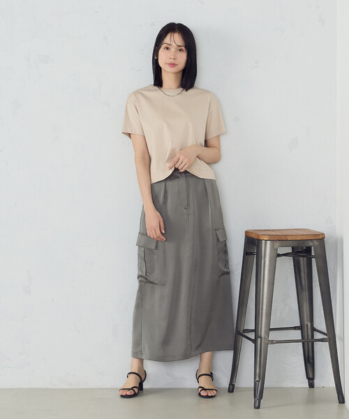 COMME CA ISM tシャツ クロップド Tシャツ レディース