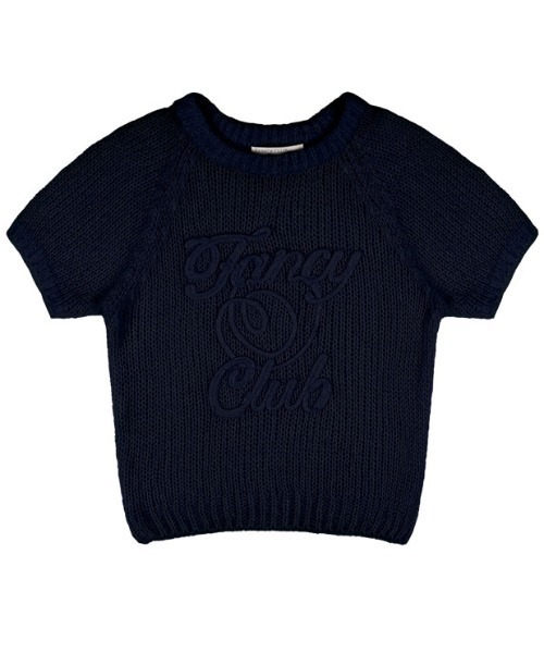 [Fancyclub/ファンシークラブ 完売品] ネットラグランニット FANCY CLUB ニット セーター A'GEM/9 × .kom 「 CLUB/ファンシー