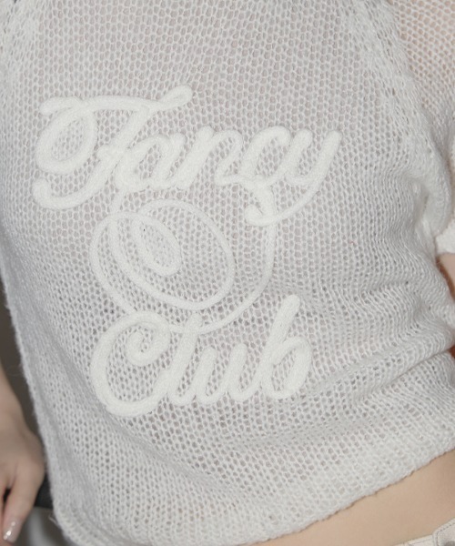 FANCY CLUB ニット セーター A'GEM/9 × .kom 「 CLUB/ファンシー