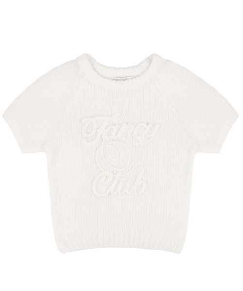 [Fancyclub/ファンシークラブ 完売品] ネットラグランニット FANCY CLUB ニット セーター A'GEM/9 × .kom 「 CLUB/ファンシー