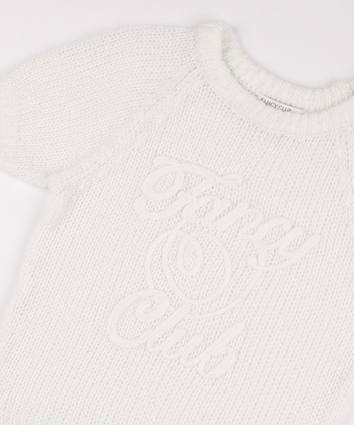 [Fancyclub/ファンシークラブ 完売品] ネットラグランニット FANCY CLUB ニット セーター A'GEM/9 × .kom 「 CLUB/ファンシー
