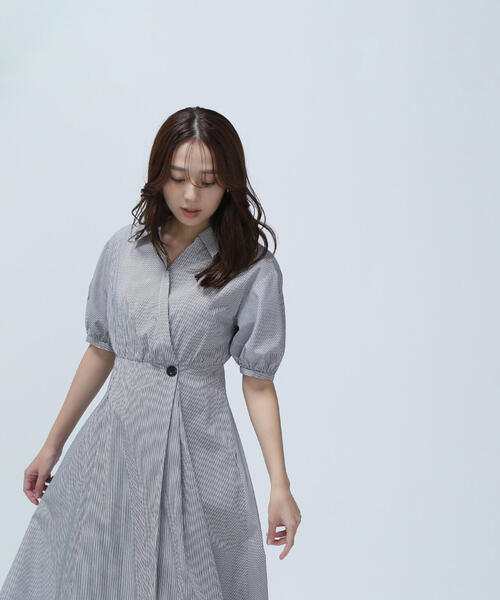 naturalbeautybasic シャツワンピース　カーキ 楽天市場】ワンピース シャツ 体型カバー シャツワンピース