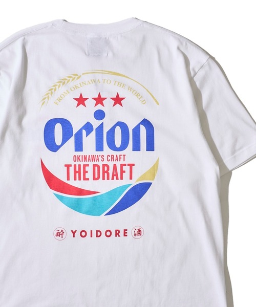 【YOIDORE×オリオンビール 】コラボバックプリントTシャツ / グラフィックTシャツ TETE HOMME tシャツ 「YOIDORE×オリオンビール 」コラボバック