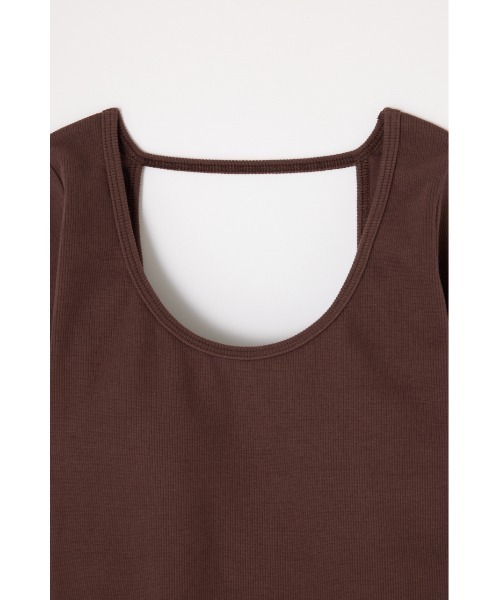 THROW by SLY tシャツ THROW PAD IN BACK OPEN L/S TOPS パッド