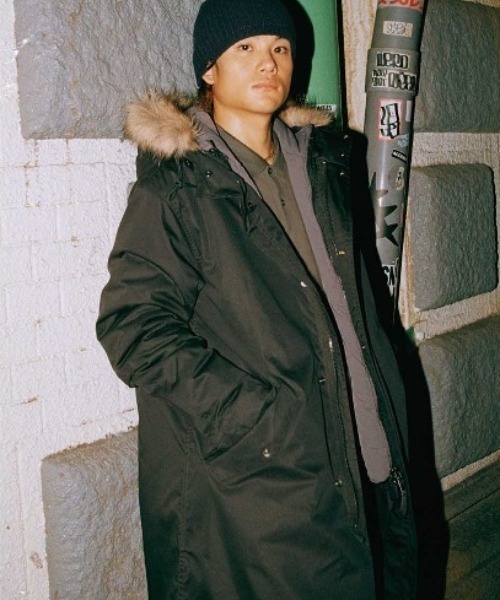 FRED PERRY（フレッドペリー） モッズコート M グリーン メンズ