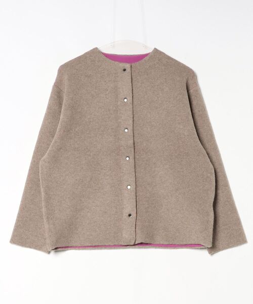 「SHIPS Colors」 ニットカーディガン ONE SIZE ベージュ レディース_画像2