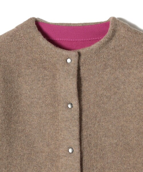 「SHIPS Colors」 ニットカーディガン ONE SIZE ベージュ レディース_画像6