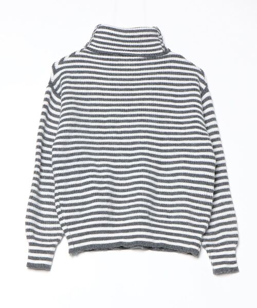 「Girly Doll」 タートルネックニット FREE グレー レディース_画像2