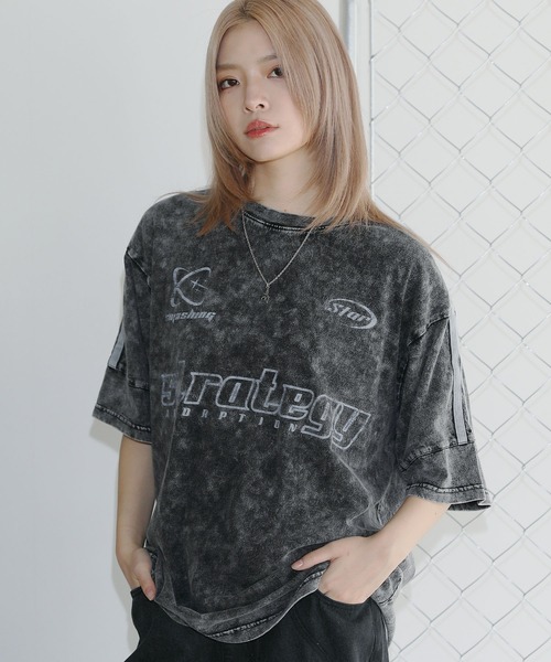 tシャツ Buyer's Select/グランジ加工サッカーTシャツ メンズ