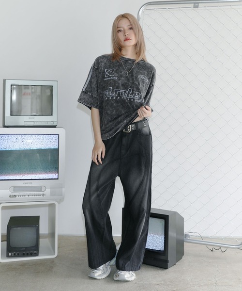 tシャツ Buyer's Select/グランジ加工サッカーTシャツ メンズ