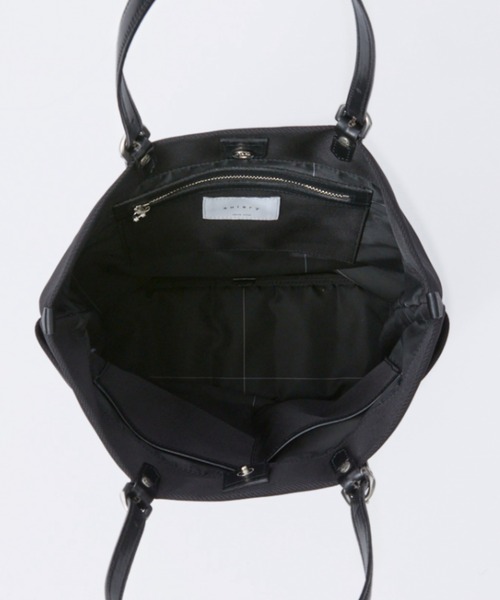 【美品】aniary トートバッグ　ビジネス　大容量　ブラック　金具 aniary トートバッグ トートバッグ（カラーズフォーナイロン