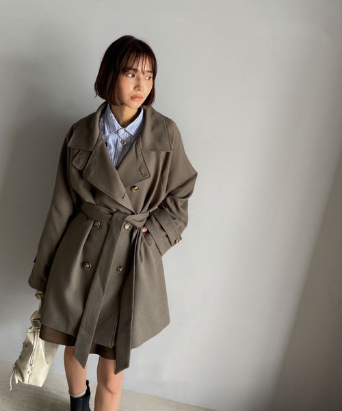 classicalelf（クラシカルエルフ） ステンカラーコート コート 瞬間