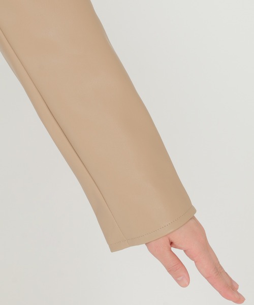 「IKKA LOUNGE」 ジップアップブルゾン M ブラック レディース_画像3