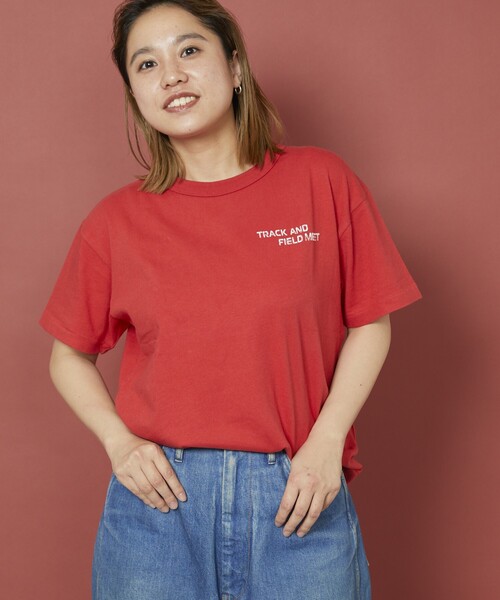 tシャツ Freada/フリーダ Used Essence ポケット Tシャツ レディース Freada tシャツ Freada/フリーダ Used Essence PRINT Tシャツ