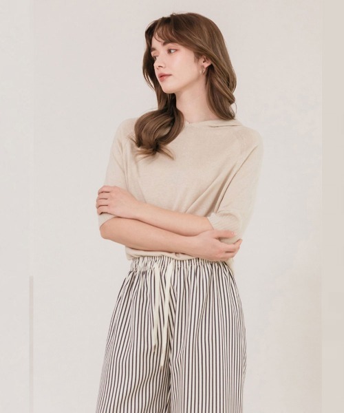 パンツ ストライプワイドパンツ レディース : ZOZOTOWN Yahoo!店