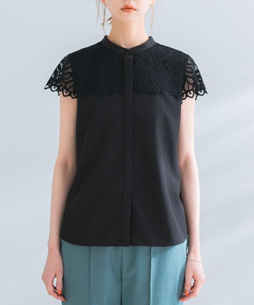 「URBAN RESEARCH ROSSO WOMEN」 ノースリーブブラウス FREE ブラック レディース