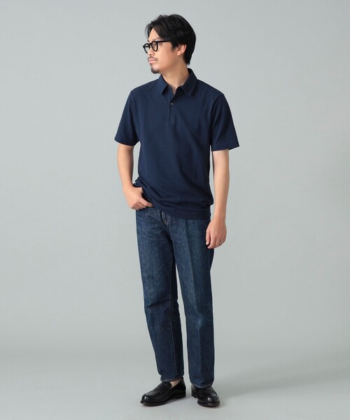 BEAMS F（ビームスF） ポロシャツ カノコ ポロシャツ メンズ