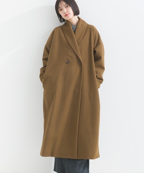 「terrace」 チェスターコート MEDIUM ブラウン レディース_画像9