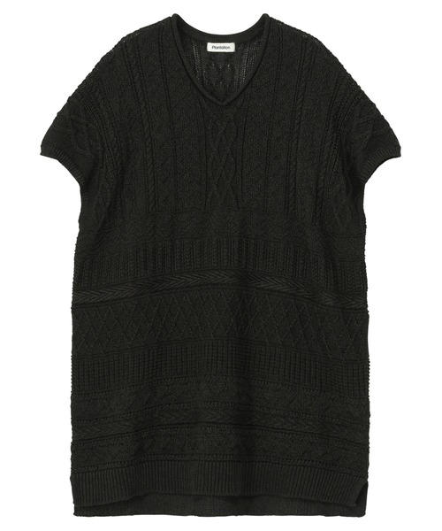 Plantation ベスト ジレ ガンジーニット / S レディース : ZOZOTOWN  