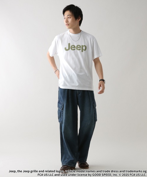 【GOOD ROCK SPEED】JeepロゴプリントTシャツ GOOD ROCK SPEED tシャツ 「GOOD SPEED」Jeep(R)プリントTシャツ