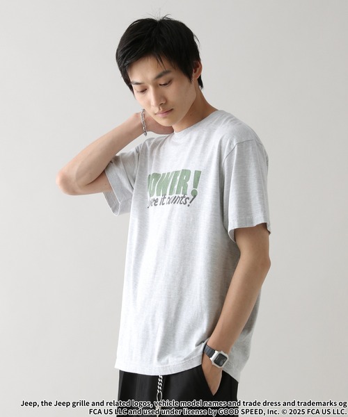 【GOOD ROCK SPEED】JeepロゴプリントTシャツ GOOD ROCK SPEED tシャツ 「GOOD SPEED」Jeep(R)プリントTシャツ