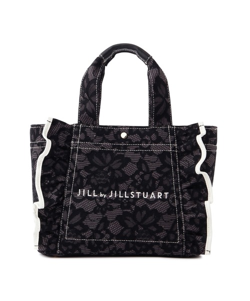 ジルスチュアート　マサーズバッグ　[希少]レース柄 JILL by STUART トートバッグ レースフリルトートバッグ