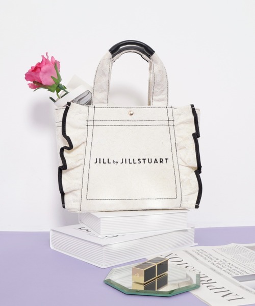すぐ届く【JILL by JILL STUART】可愛い レースフリル トート レースフリルトートバッグ | JILL by JILL STUART（ジル バイ