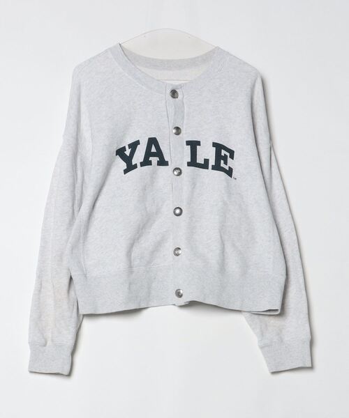 「FRAMeWORK」 カーディガン「YALEコラボ」 - グレー レディース