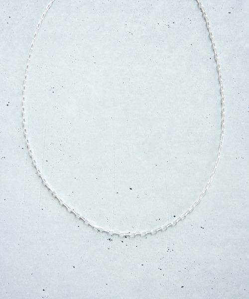AZUKI*様 Magine ネックレス 925 SILVER LONG AZUKI 4CUT NECKLACE 50cm
