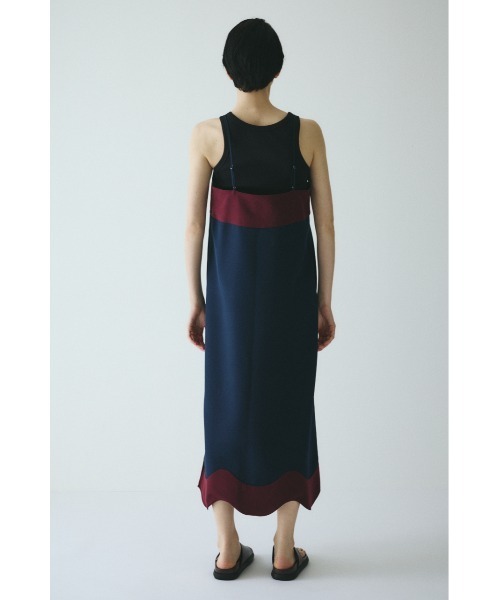HeRIN.CYE ウェーブペンシルキャミワンピース Wave pencil cami one piece ウェーブペンシルキャミワンピース