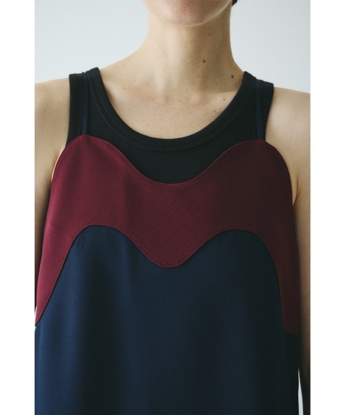 HeRIN.CYE ワンピース Wave pencil cami one piece ウェーブ