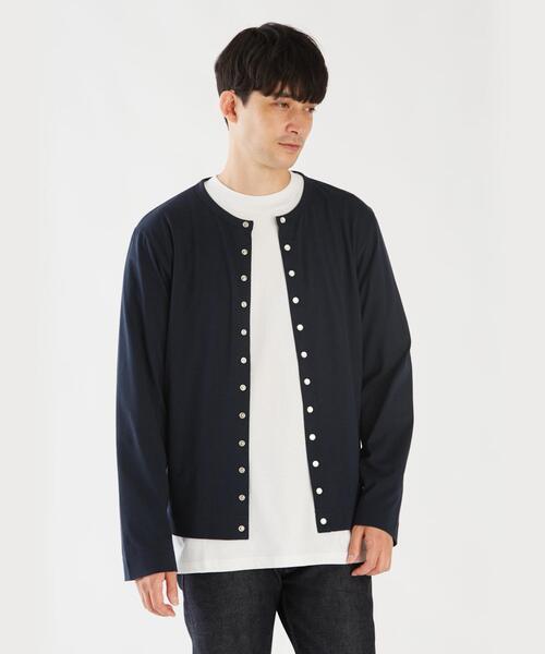 agnès b. homme ネイビー カーディガン agnes b. 「agnes b.」 カーディガン 1 ネイビー メンズ