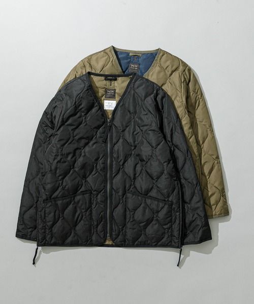 TAION（タイオン） ダウンジャケット LARGE ブラック メンズ