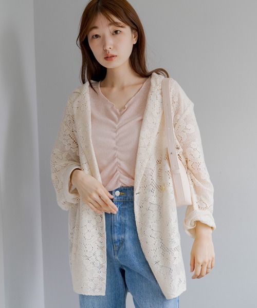 Kastane カスタネ シャギーコート　アイボリー Kastane（カスタネ）の「シャギーコート（その他アウター）」 - WEAR