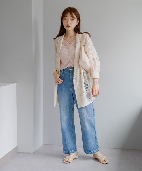Kastane カスタネ シャギーコート　アイボリー Kastane（カスタネ）の「シャギーコート（その他アウター）」 - WEAR