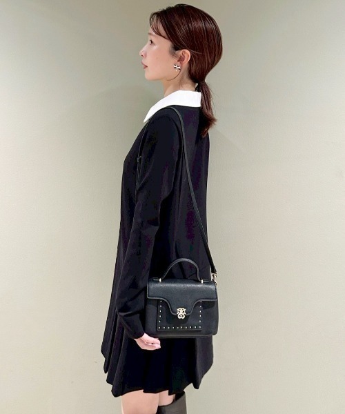 SNIDEL（スナイデル） ワンピース 衿つきプリーツカットミニワンピース